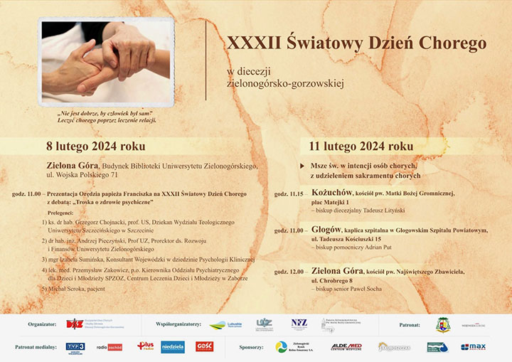 XXXII Światowy Dzień Chorego w diecezji zielonogórsko-gorzowskiej