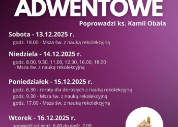 PARAFIALNE REKOLEKCJE ADWENTOWE
