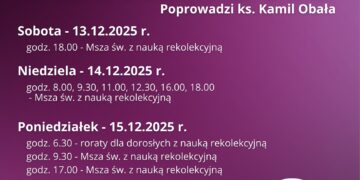 PARAFIALNE REKOLEKCJE ADWENTOWE