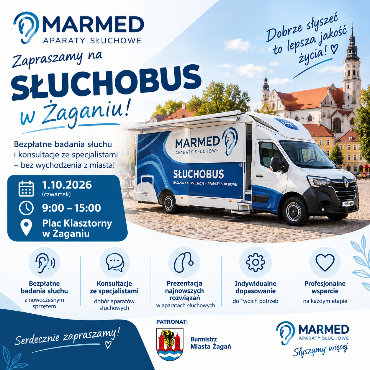 Słuchobus w Żaganiu